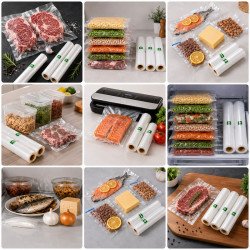 🥦 حافظ على طعامك طازج لأطول وقت مع أكياس Vacuum Sealer